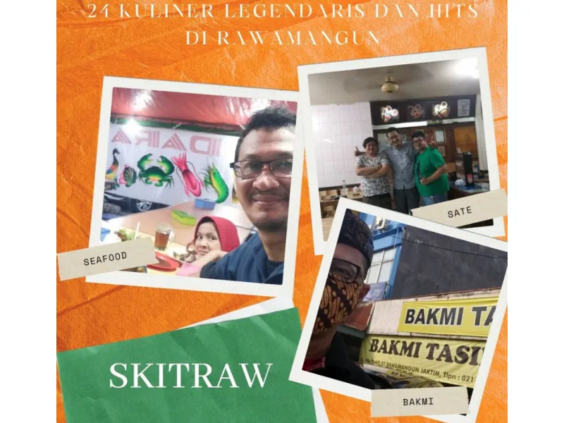 24 KULINER LEGENDARIS DAN HITS DI RAWAMANGUN DAN SEKITARNYA